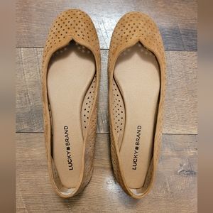 Lucky Brand Women's Enorahh Perforated Flats